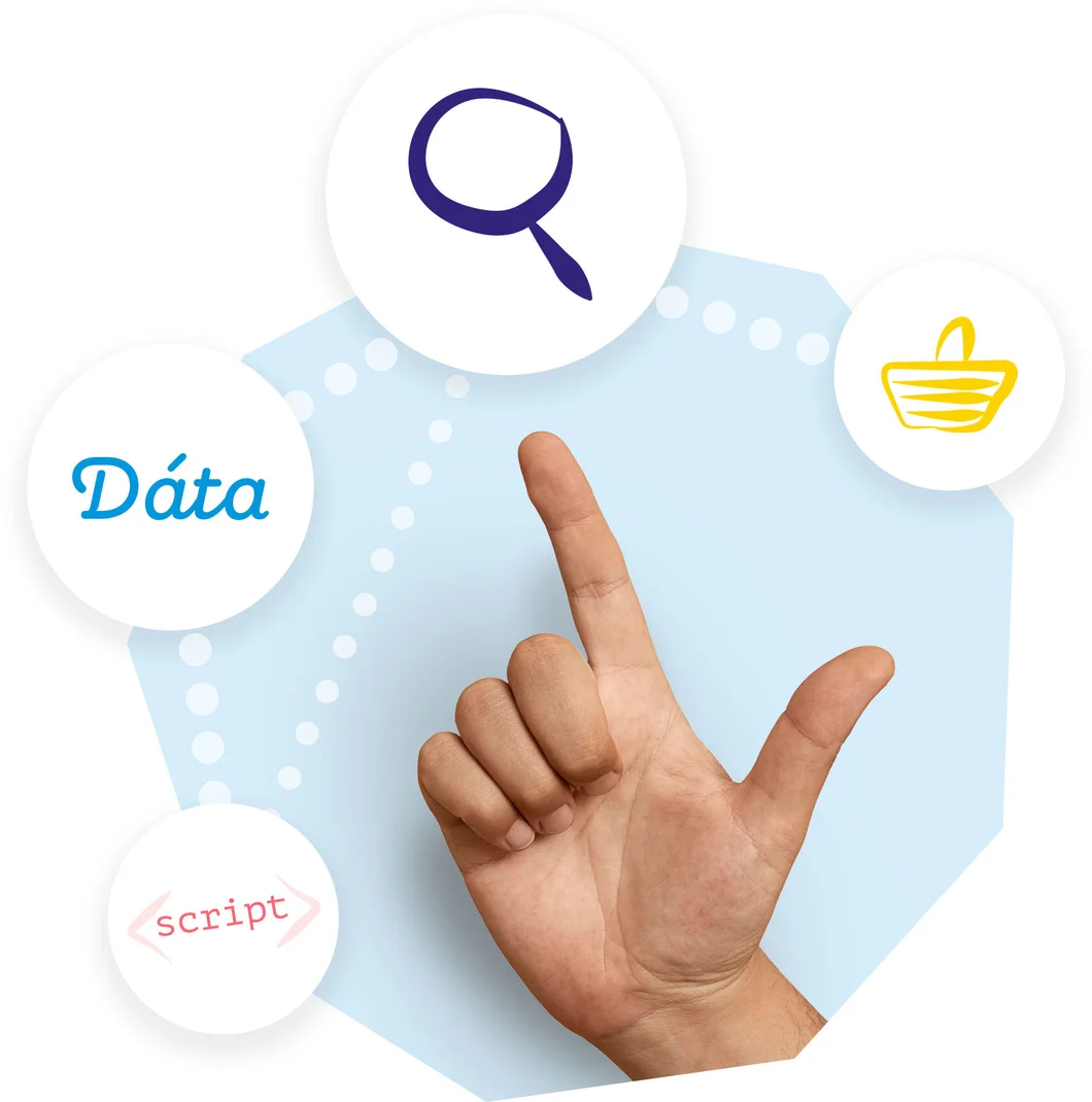 Añade código a tu sitio web y rastrea los datos. ¡Genial! Añade código a tu sitio web y rastrea los datos. ¡Genial!